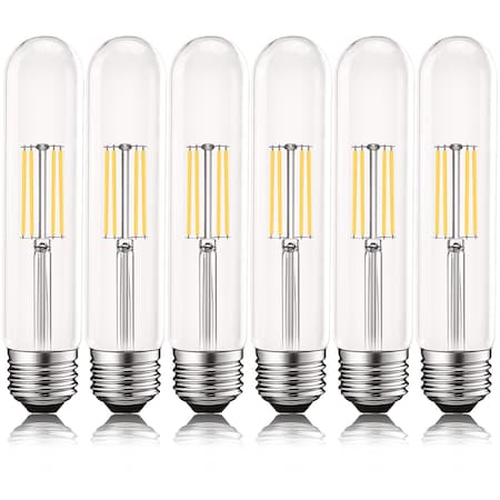Luxrite T9 Tube LED Light Bulbs 5W 60W Equivalent 500LM 4000K Cool White Dimmable E26 Base, 6PK LR21655-6PK